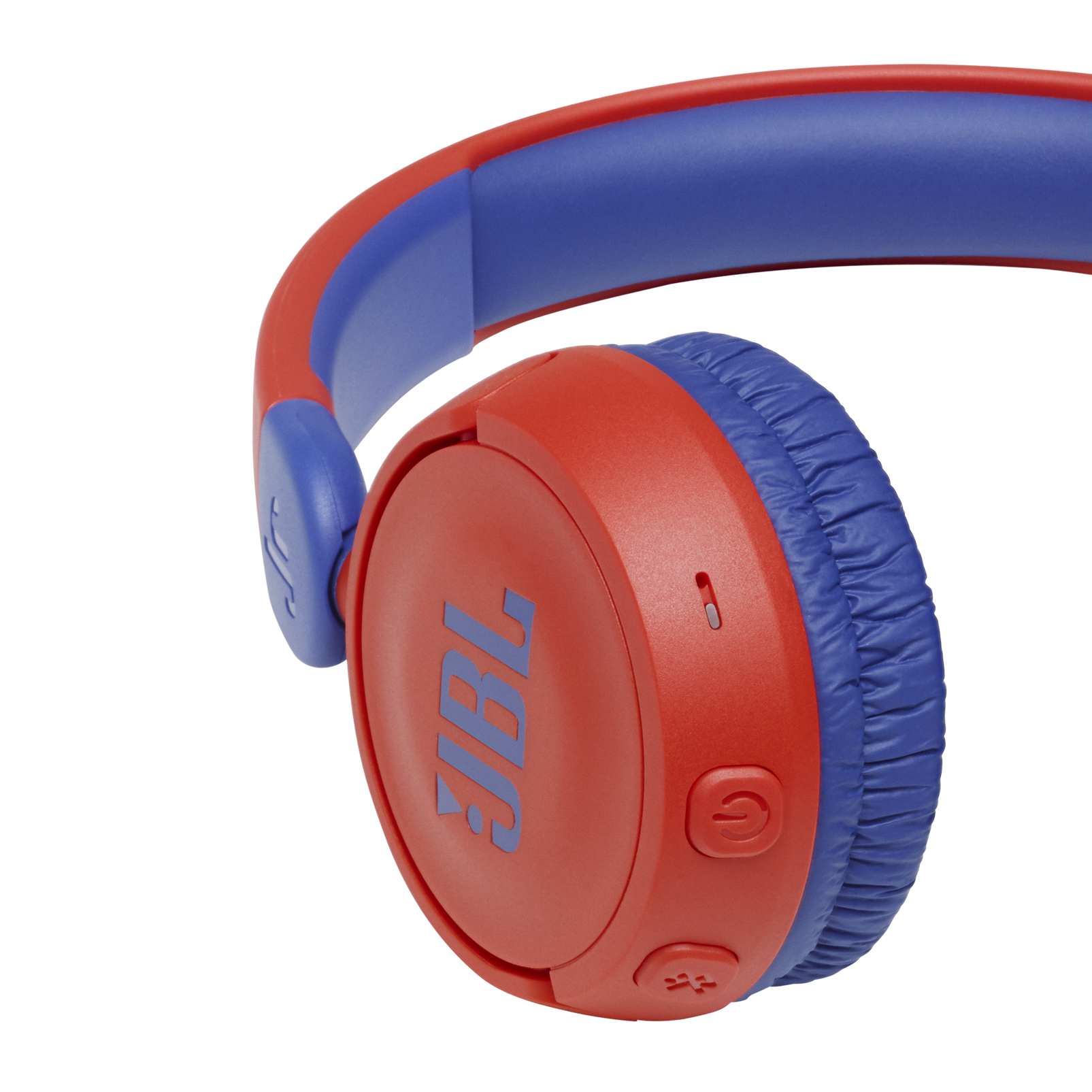 JBL Jr310BT - Red - Kids Wireless on-ear headphones - Detailshot 3